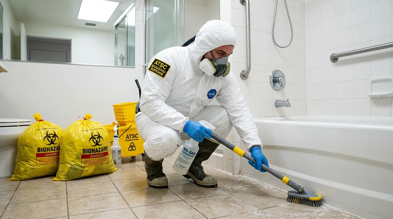 Decontamination equipment deployed for Blood Cleanup in Southborough